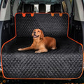 SUV Cargo Liner for Dogs, Waterproof Cargo Liner for SUV, Pet Dog Cargo Cover Mat with Bumper Flap Protector, Nonslip Car Trunk Mat for Sedans Vans, Universal Fit (90" L x 55" W)