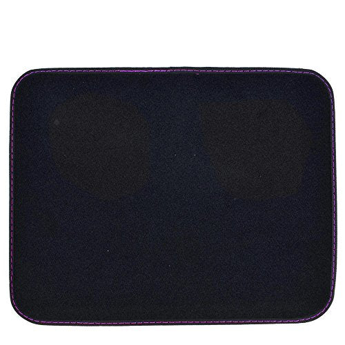 BDK Purple White Butterfly Design Carpet Car Floor Mats for Auto Van Truck SUV-4 Pieces Front & Rear Full Set with Rubber Backing-Universal Fit (MT-509-PP) - color: Purple White Butterfly