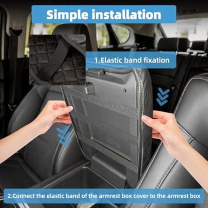 Center Console Armrest Cover for Honda Pilot 2023 2024 2025 & Ridgeline 2024 2025 & Passport 2024 2025 2026 Fully Covered Anti-Scratch Protector Interior Accessories - size: Compatible with Honda Pilot 2023-2025