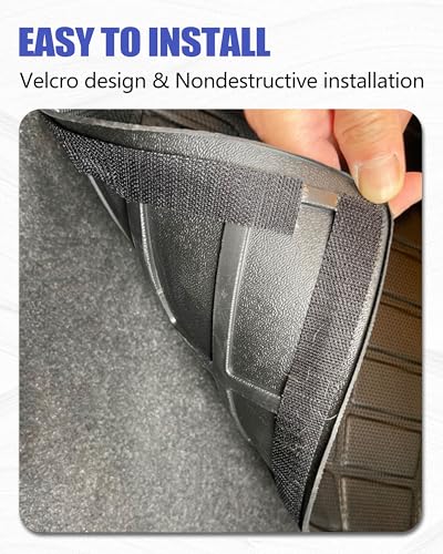 Cargo Liners Backrest Mat for Hyundai Palisade Accessories 2026 with Hook&Loop Rear Trunk Mat Rear Seat Back Cover Protector All Weather Anti-Slip Split Dog Liner - size: Palisade 2026+