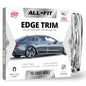 All-Fit Automotive Car Door Edge Protector – Universal DIY Edge Trim to Prevent Scratches & Dings – Flexible Adhesive Molding Trim for Cars, Trucks & SUVs (10 Ft - Chrome) - color: Chrome