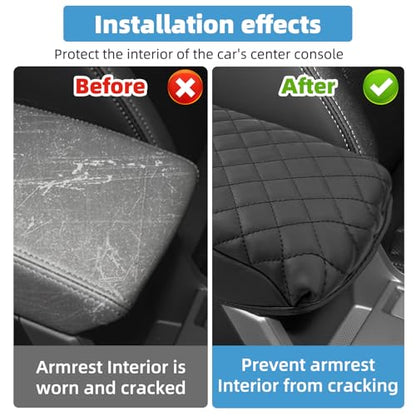 Center Console Armrest Cover for Subaru Crosstrek & Impreza 2024 2025 2026 Fully Covered Anti-Scratch Protector Interior Accessories - size: Compatible with Crosstrek 2024-2026