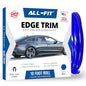 All-Fit Automotive Car Door Edge Protector – Universal DIY Edge Trim to Prevent Scratches & Dings – Flexible Adhesive Molding Trim for Cars, Trucks & SUVs (10 Ft - Blue) - color: Blue