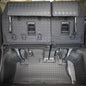Cargo Mat Compatible with 2025 2021-2024 Toyota Sienna (with Spare Tire) - Custom Fit PU Leather Cargo Liner and Backrest Protector- All Weather Full Coverage Waterproof Trunk mat for Sienna - style: (5)Toyota Sienna 2021-2025 Cargo Mat(with spare tire)