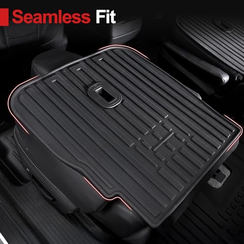 Second Row Backrest Mats for 2020-2025 Kia Telluride Accessories 7 Seater, All Weather TPE Back Seat Protector Replacement for Kia Telluride - style: Second Row Backrest Mats
