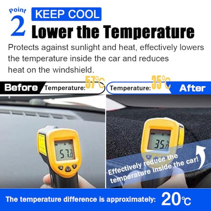 XITER Polyester Dashboard Cover Mat Carpet Dash Nonslip Sun Shade Mat Compatible For Prius v 2012 2013 2014 2015 2016 2017 2018 2019 2020 - size: 2012-2020 Prius v