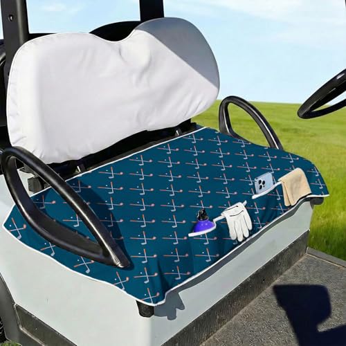 Golf Cart Seat Covers Golf Cart Seat Towel Blanket Group - color: Blue Golf with Pocket