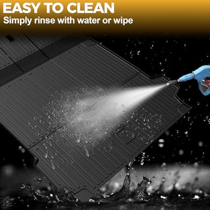 Cargo Mat with Backrest Mats for 2019-2025 2026 BMW X5 G05, All-Weather TPE Cargo Liner Trunk Mat with Seat Back Covers for BMW X5 Accessories (Only for 5 Seats)