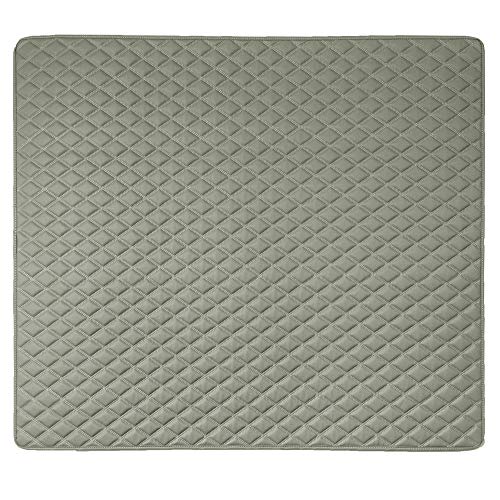 FH Group F16501GRAY-46 Deluxe Heavy Duty Faux Leather Diamond Pattern Multi-Purpose Gray Automotive Cargo Liner fits most Cars, SUVs, and Trucks, 46 inches - color: Gray, size: 40 x 46 Inches