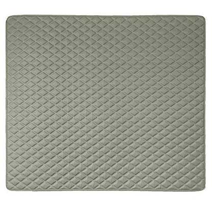 FH Group F16501GRAY-46 Deluxe Heavy Duty Faux Leather Diamond Pattern Multi-Purpose Gray Automotive Cargo Liner fits most Cars, SUVs, and Trucks, 46 inches - color: Gray, size: 40 x 46 Inches