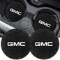 Car Cup Holder Coaster for GMC Sierra Denali Canyon Terrain Yukon Jimmy Acadia Recessed Silicone Cupholder Coaster Interior Accessories 2.75in 2Pack - color: Black-01