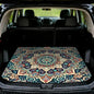 Car Trunk Mat - Universal Size 29" x 39", Bohemian Style Cargo Liner, Car Accessory for SUVs/Sedan/Wagons, Durable Protective Mat, Trunk Liner for Families/Travel Enthusiasts - style: Bohemian style-8