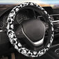 Cute Panda Car Steering Wheel Cover,Non-Slip Elastic Neoprene-Sweat Car Accessories,Universal 15 Inch Fit Auto, Vans Trucks,Suvs, Truck - color: Panda
