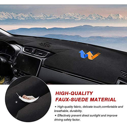 Cartist Suede Dash Mat Cover for Honda CR-V CRV 2017-2022 Dash Cover Nonslip Dashboard Mat Protector Sunshade No Glare - size: dash mat for Honda CR-V 2017-2022