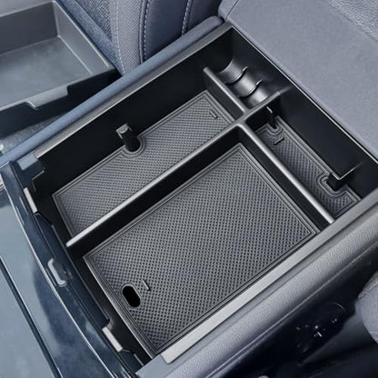 EDBETOS 2026 Traverse Center Console Organizer Compatible with 2024 2025 2026 Chevy Traverse Armrest Storage Box Interior Pallet Insert Tray Secondary Accessories Coin Container (Not for 2024-Limited)