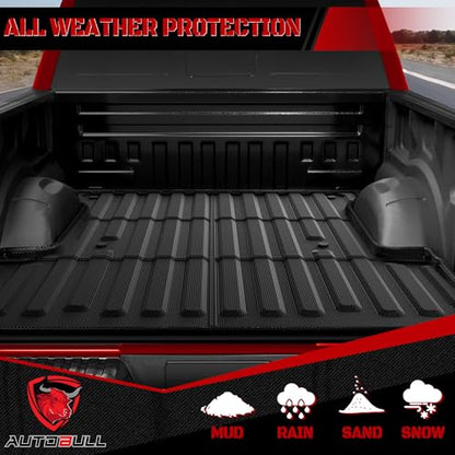 Truck Bed Mat Bed Liner (5.5ft,67.1in) Fit for Ford F-150 2015-2023| F150 Lightning 2022-2023, Not Fit Drop-in Liner - style: 4)2015-2025 |Ford F-150 Bed Mat (5.5FT, 67.1" Bed)