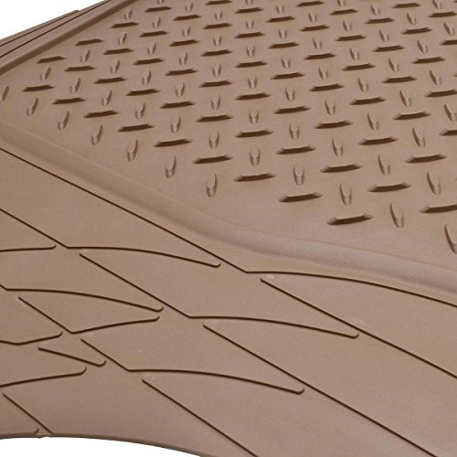 BDK Premium Cargo Car Trunk Mat/Liner - PVC (Beige) (31.5" x 50") - color: Beige
