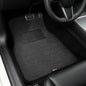 Universal Car Floor Mats, 3D Mesh Fabric All Weather Waterproof Car Floor Liners,With Anti-Slip Granule Backing&Driver Heel Pad,Efficient Dust&Dirt Resistant for Sedan,SUV,Truck,Van,Set of 4pcs - color: 3D Mesh Fabric