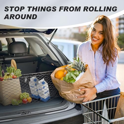 Cargo Net for Honda Pilot 2023-2026 Envelope Style | Elastic Mesh Net | Heavy Duty | Metal Hooks | Honda Pilot Trunk Net Accessories - size: Honda Pilot