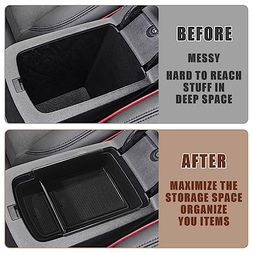 Center Console Inserts Compatible with Trax & Envista 2026 2025 2024 2023 Center Console Organizer Armrest Storage Box Armrest Insert Tray Interior Accessories