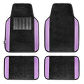 FH Group Automotive Floor Mats – Universal Fit Premium Carpet Car Mats with Driver Heel Pad, Full Set for Cars, SUVs & Trucks - Purple - color: Purple
