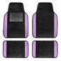 FH Group Automotive Floor Mats – Universal Fit Premium Carpet Car Mats with Driver Heel Pad, Full Set for Cars, SUVs & Trucks - Purple - color: Purple