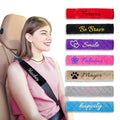 Personalized Seat Belt Cover Pad, Embroidered Seatbelt Cushion, Seatbelt Covers, Car Seat Belt Pads for Adults Car Seat Strap Pads for Kids Universal Fit for All Cars and Backpack 10 Inch 1 Pack