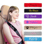 Personalized Seat Belt Cover Pad, Embroidered Seatbelt Cushion, Seatbelt Covers, Car Seat Belt Pads for Adults Car Seat Strap Pads for Kids Universal Fit for All Cars and Backpack 10 Inch 1 Pack