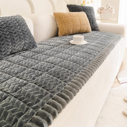 Mivnue Pet Couch Cover Protector Sofa Covers for Pets Washable Non Slip Couches and Sofas Dog Mat (Dark Grey, 27.6" x 82.7") - color: Dark Grey, size: 27.6" x 82.7"
