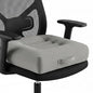 Car Booster Seat Cushion for Adults,Memory Foam Heightening Wedge Seat Pad,Elevated Chair Cushion to Improve Driving Vision(15.7×15.7×5.9inch,Light Gray)