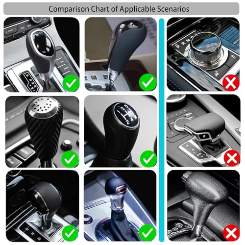 vvag Gear Shift Hoodie, Hoodie Car Gear Shift Cover, Car Shift Knob Hoodie, Automotive Interior Accessories, Universal Fit Knob Cover Gift (Red) - color: Red