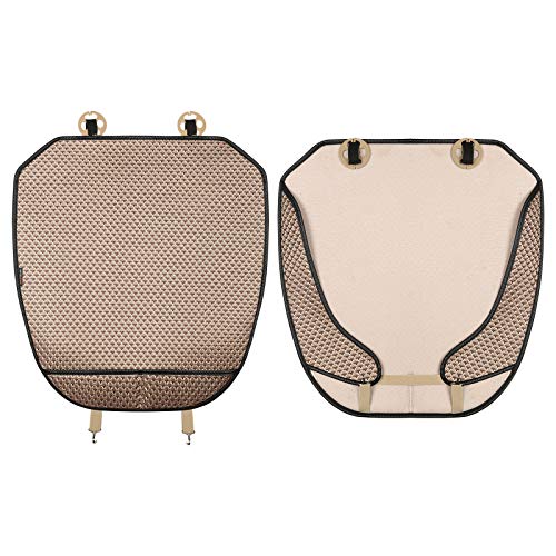 Breathable Universal Four Seasons Car Seat Covers，Luxury Car Seat Cushion ，Protectors for Front Seat Bottoms,Compatible with 95% Vehicles， Fit for Cars Truck SUV (Gold Beige,1PCS) - color: Gold Beige-1PCS