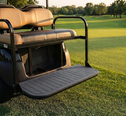 Golf Cart Rear Seat Kits Floor Mat,Fit for YA/EZGO RXV/TXT/Club Car DS/Precedent/Star Car/Excar/Icon, Anti-Skid Mat EVA Environmentally Friendly Materials for Mosts Golf Carts. - color: Dark Grey
