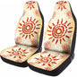 Bohemian Sun Car Seat Covers Set of 2, Breathable Front Seat Covers for Truck Sedan SUV, Boho Car Accessories, Boho Gift for Women Men - color: Boho Sun