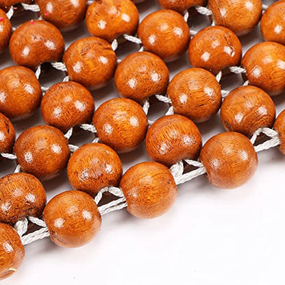 Wood Beaded Auto Car Bead Seat Cover,Natural Wooden Bead Cool Refreshing Back Massaging Comfort Cushion Mat,Premium Quality Universal for Car Truck on Summer