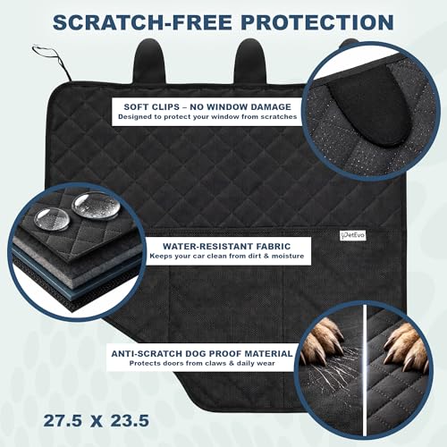 (2026 Version-2X Extra Durable Premium Interior Car Door Protector from Dog Scratches - Pet Car Window Protector Door Covers - Waterproof Anti-Scratch, Scratch Resistant, Size 27.5" x 23.5"