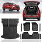 TPE Floor Mats Set for Chevy Equinox/GMC Terrain 2024 2023 2022 2021 2020 2019 2018, All Weather TPE Custom Fit Floor Liners & Cargo Liner & Backrest Mats (Not Fit Equinox EV) - size: 7.For Chevy Equinox/GMC Terrain|18-24|Full Set