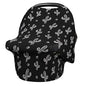 Metplus Car Seat Cover Baby, Carseat Canopy & Nursing Breastfeeding Covers, Stretchy Universal Fit, Multi-Use for Stroller/Shopping Cart/High Chair, Gender Neutral Shower Gift (Cactus) - color: Cactus