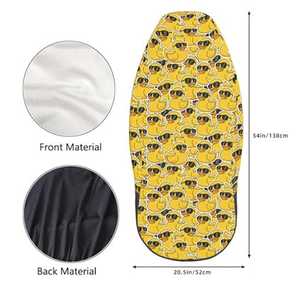 Dujiea Yellow Cartoon Duck Car Front Seat Covers 2 Pcs Universal Auto Seat Covers Front Seats Only, Vehicle Bucket Seat Protectors Fit for Most Car SUV Sedan and Truck - color: Cartoon Duck