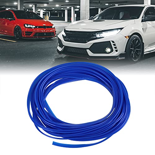 X AUTOHAUX Car Trim Strip DIY Line Gap Door Edge Dark Blue 10m 32.8ft - color: Dark Blue