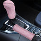 Bling Pink Print Car Gear Shift Knob Cover with Handbrake Cover, Universal Fit 2 Piece Vehicles Handbrake Cover Gear Shift Knob Cover Set for SUV Van Sedan Trucks - color: Pink Color