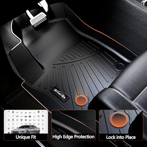 Floor Mats & Cargo Liners for 2024 2025 2026 Mazda CX-90 PHEV 6&7 Seats-2 Row Bucket seat（Not Suitable for 8 Seats TPE All Weather Protection 3 Rows Car Floor Liners & Trunk mat for CX90 - size: 2024 2025 CX90-6&7 Seats Full Mats