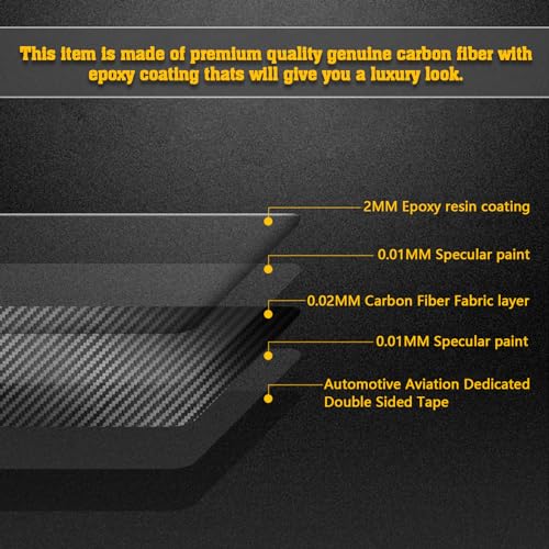 x xotic tech 1pc Genuine Carbon Fiber Car Interior Copilot Cup Holder Strip Cover Trim Compatible with BMW 3 Series E90 E92 E91 E93 2005-2012