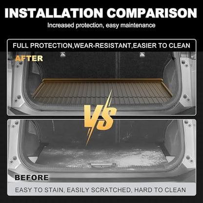 AOMSAZTO Floor Mats & Cargo Liner Compatible with Nissan Rogue 2021–2026 (Not for Sport) | All Weather Heavy Duty Car Floor Liners for S, SV, SL, Platinum Trims - style: 9)21-25 Rogue Floor & Cargo Mats