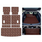 Cargo Mat Compatible with Acura MDX 2022-2024, 2025 Trunk Mat + 2ND&3RD Row Rear Backrest Mat Accessories，All Weather Premium Leather Car Trunk Liner Cover Protector
