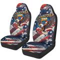 250th Anniversary of United States Car Front Seat Covers Patriotic Car Seat Cover Protector Front Seats Removable Automotive Accessories Suitable for Cars,SUV,Sedan - color: 250th Anniversary of United States