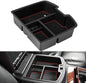 Center Console Organizer Tray Compatible with GMC Sierra 1500 Chevy Silverado Suburban 2500 Avalanche 07-13 Accessory 07-14 Sierra 2500 3500 Yukon Silverado 2500 3500 Suburban 1500 Tahoe, Red - color: Red