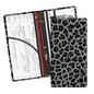 Leather Car Registration and Insurance Card Holder, Cute Car Accessories Vehicle Glove Box Car Organizer for Documents, Cards, License Grey Black Leopard - color: Grey Black Leopard