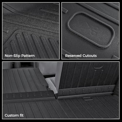 Cargo Mat for Honda HR-V 2026 2025 2024 2023(Hybrid & Gasoline), Full Coverage All Weather Trunk Cargo Liner with Backrest Protectors for Honda HRV Accessories