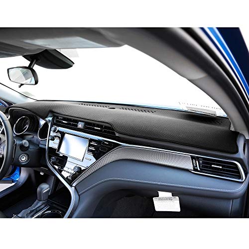 WellVisors Black Dash Mat Dashboard Cover Compatible with Volkswagen VW 2009-2014 Golf Hatch GTI Jetta Wagon